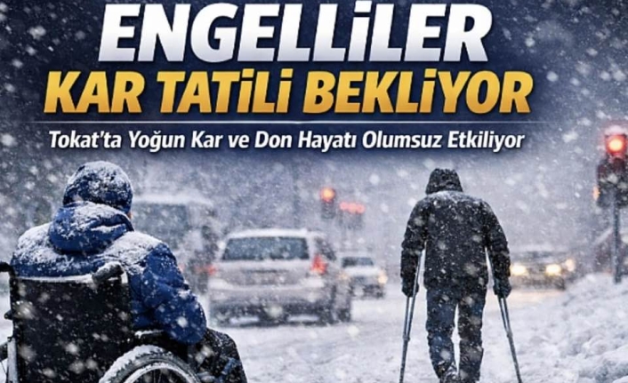 TSD Tokat Şube Başkanı Ali Aras’tan Sert Tepki: "Engelliler Kar Altında Göz Ardı Edildi!"