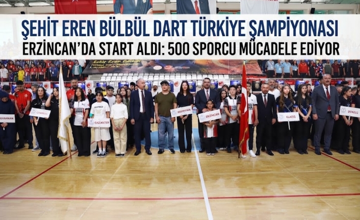 Şehit Eren Bülbül Adına Dart Heyecanı Erzincan’da Başladı: 500 Sporcu Madalya İçin Yarışıyor!