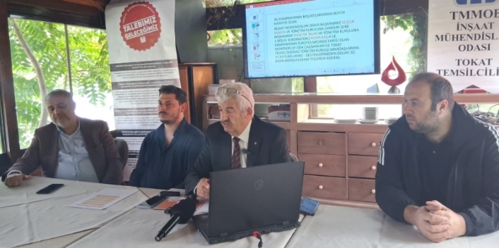 İMO Tokat’tan Yapı Ruhsatlarında Yeni Uyarı: “Yetkinlik Denetlenmeli, İmzacılık Sona Ermeli”