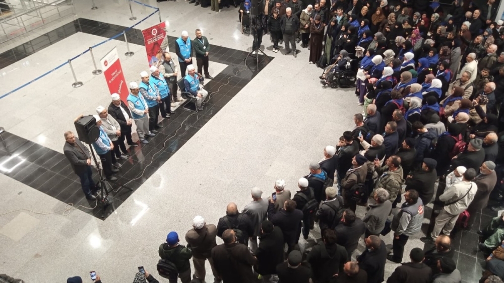 TOKAT’TA KUTSAL TOPRAK HEYECANI: 388 UMRE YOLCUSU DUALARLA UĞURLANDI